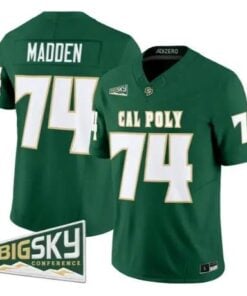 John Madden Jersey #74 Cal Poly Mustangs 2026 Vapor Stitched