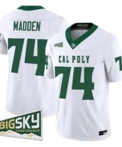 john-madden-jersey-74-cal-poly-mustangs-2026-vapor-stitched-02 - Top Wow Design John Madden Jersey #74 Cal Poly Mustangs 2026 Vapor Stitched