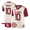 John Mateer Jesey #10 Oklahoma Sooners 2026 Rough Rider Vapor Stitched
