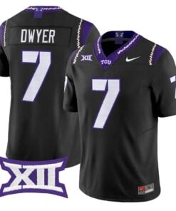 Jordan Dwyer Jersey #7 TCU Horned Frogs 2026 Vapor Limited Football Stitched