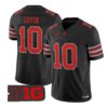 Julian Sayin Jersey #10 Ohio State Buckeyes Glitter Vapor Stitched