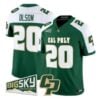 Kenny Olson Jersey #20 Cal Poly Mustangs 2026 All Stitched
