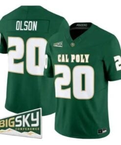 Kenny Olson Jersey #20 Cal Poly Mustangs 2026 All Stitched