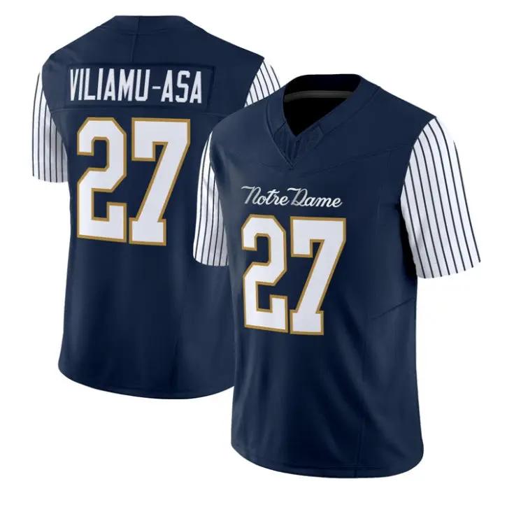 Kyngstonn Viliamu-Asa Jersey #27 Notre Dame Fighting Irish 2026 Limited Stitched - Top Wow Design Kyngstonn Viliamu-Asa Jersey #27 Notre Dame Fighting Irish 2026 Limited Stitched