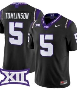 LaDainian Tomlinson Jersey #5 TCU Horned Frogs 2026 Vapor Limited Stitched - Top Wow Design LaDainian Tomlinson Jersey #5 TCU Horned Frogs 2026 Vapor Limited Stitched