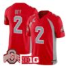 Legend Bey Jersey #2 Ohio State Buckeyes 1990 Throwback 2026 Stitched