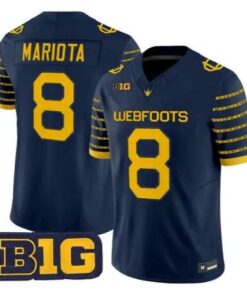 Marcus Mariota Jersey #8 Oregon Ducks 1916 Throwback All Stitched - Top Wow Design Marcus Mariota Jersey #8 Oregon Ducks 1916 Throwback All Stitched
