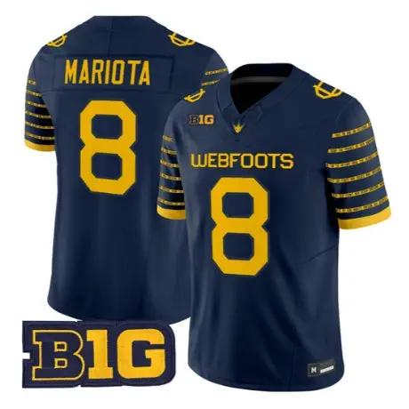 Marcus Mariota Jersey #8 Oregon Ducks 1916 Throwback All Stitched