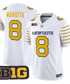 Marcus Mariota Jersey #8 Oregon Ducks 1916 Throwback All Stitched