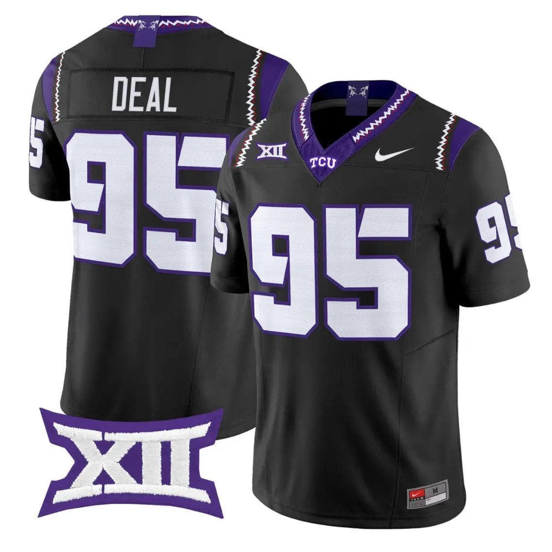 Markis Deal Jersey #95 TCU Horned Frogs 2026 Vapor Limited Football Stitched - Top Wow Design Markis Deal Jersey #95 TCU Horned Frogs 2026 Vapor Limited Football Stitched