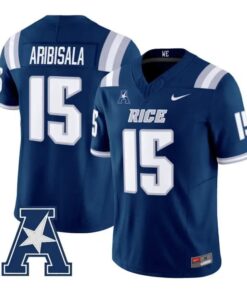 Matthew Aribisala Jersey #15 Rice Owls 2026 Vapor Limited All Stitched by My Store NCAA Football Jerseys
