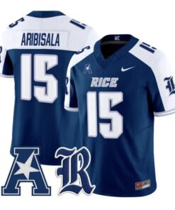 Matthew Aribisala Jersey #15 Rice Owls 2026 Vapor Limited All Stitched by My Store NCAA Football Jerseys