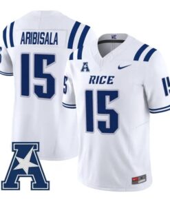 Matthew Aribisala Jersey #15 Rice Owls 2026 Vapor Limited All Stitched by My Store NCAA Football Jerseys