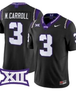 Max Carroll Jersey #3 TCU Horned Frogs 2026 Vapor Limited Football Stitched