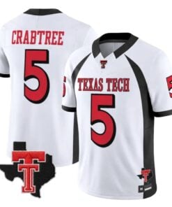 Michael Crabtree Jersey #5 Texas Tech Red Raiders 2026 Vapor All Stitched