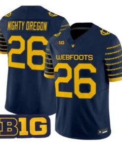 Mighty Oregon Jersey #26 Oregon Ducks 1916 Throwback All Stitched - Top Wow Design Mighty Oregon Jersey #26 Oregon Ducks 1916 Throwback All Stitched