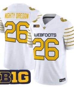 Mighty Oregon Jersey #26 Oregon Ducks 1916 Throwback All Stitched