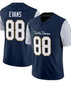Mitchell Evans Jersey #88 Notre Dame Fighting Irish 2018 Shamrock Series Stitched
