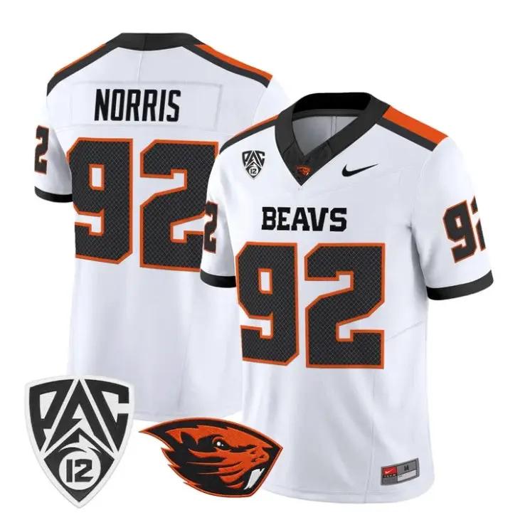 Steven Jackson Jersey #34 Oregon State Beavers 2026 Vapor Stitched by My Store NCAA Football Jerseys