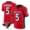 Patrick Mahomes Jersey #5 Texas Tech Red Raiders 2026 Texas Patch Stitched - Top Wow Design Patrick Mahomes Jersey #5 Texas Tech Red Raiders 2026 Texas Patch Stitched