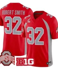 Robert Smith Jersey #32 Ohio State Buckeyes 1990 Throwback Stitched