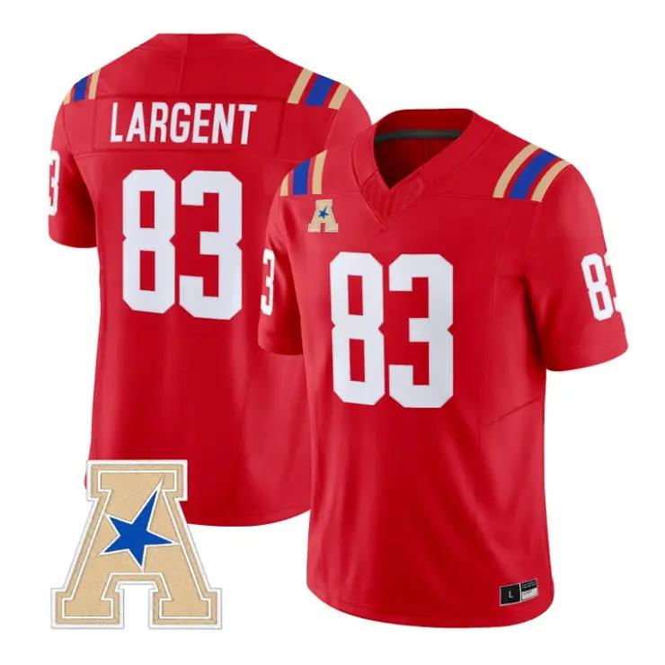 Steve_Largent_Jersey_83_Tulsa_Golden_Hurricane_2026_Vapor_Stitched_Red - Top Wow Design Steve Largent Jersey #83 Tulsa Golden Hurricane 2026 Vapor Stitched by My Store NCAA Football Jerseys