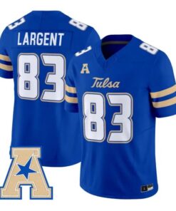 Steve_Largent_Jersey_83_Tulsa_Golden_Hurricane_2026_Vapor_Stitched_Royal - Top Wow Design Steve Largent Jersey #83 Tulsa Golden Hurricane 2026 Vapor Stitched by My Store NCAA Football Jerseys