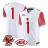 Team Jersey #1 Boston College Eagles Red Bandanna 2026 Vapor Stitched