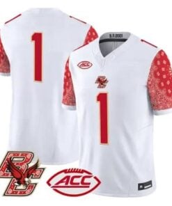 Team Jersey #1 Boston College Eagles Red Bandanna 2026 Vapor Stitched - Top Wow Design Team Jersey #1 Boston College Eagles Red Bandanna 2026 Vapor Stitched