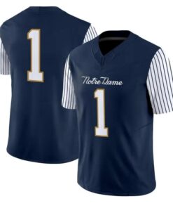 Team Jersey #1 Notre Dame Fighting Irish 2018 Shamrock Series 2026 All Stitched