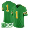Team Jersey #1 Oregon Ducks Mighty Oregon 1984 Throwback Stitched Green