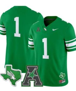 Team Jersey #1 North Texas Mean Green 2026 Vapor Limited Stitched by My Store NCAA Football Jerseys