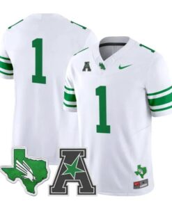 Team Jersey #1 North Texas Mean Green 2026 Vapor Limited Stitched by My Store NCAA Football Jerseys