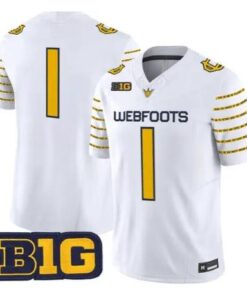 Team Jersey #1 Oregon Ducks 1916 Throwback 2026 Vapor Stitched