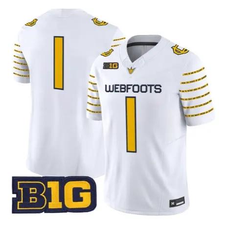 team-jersey-1-oregon-ducks-1916-throwback-2026-vapor-stitched-01 - Top Wow Design Team Jersey #1 Oregon Ducks 1916 Throwback 2026 Vapor Stitched
