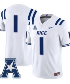 Team Jersey #1 Rice Owls 2026 Vapor Limited All Stitched by My Store NCAA Football Jerseys