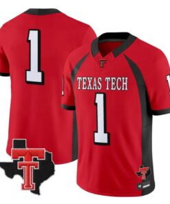 Team Jersey #1 Texas Tech Red Raiders 2026 Throwback Texas Patch Stitched - Top Wow Design Team Jersey #1 Texas Tech Red Raiders 2026 Throwback Texas Patch Stitched