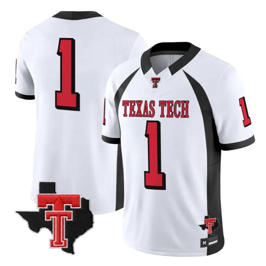 team-jersey-1-texas-tech-red-raiders-2026-throwback-texas-patch-stitched-01 - Top Wow Design Team Jersey #1 Texas Tech Red Raiders 2026 Throwback Texas Patch Stitched