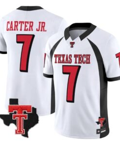 Terrance Carter Jr Jersey #7 Texas Tech Red Raiders 2026 Vapor Stitched