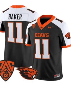 Terry Baker Jersey #11 Oregon State Beavers 2026 Vapor All Stitched by My Store NCAA Football Jerseys