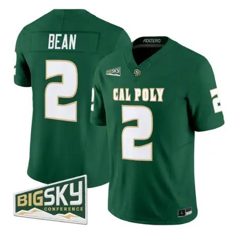 troy-bean-jersey-2-cal-poly-mustangs-2026-vapor-all-stitched-01 - Top Wow Design Troy Bean Jersey #2 Cal Poly Mustangs 2026 Vapor All Stitched
