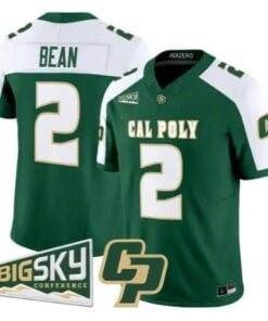 Troy Bean Jersey #2 Cal Poly Mustangs 2026 Vapor All Stitched - Top Wow Design Troy Bean Jersey #2 Cal Poly Mustangs 2026 Vapor All Stitched
