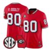 Vince Dooley Jersey #80 Georgia Bulldogs 1995 Throwback 2026 Vapor All Stitched
