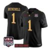 Zach Mundell Jersey #1 Army Black Knights 2026 Big Red One USA250 Patch Stitched - Top Wow Design Zach Mundell Jersey #1 Army Black Knights 2026 Big Red One USA250 Patch Stitched