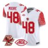 Zeke Moore Jersey #48 Boston College Eagles Red Bandanna 2026 Stitched