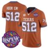 Hook 'Em Jersey #512 Texas Longhorns 2026 Latino Heritage Month Vapor Limited All Stitched - Top Wow Design Hook 'Em Jersey #512 Texas Longhorns 2026 Latino Heritage Month Vapor Limited All Stitched