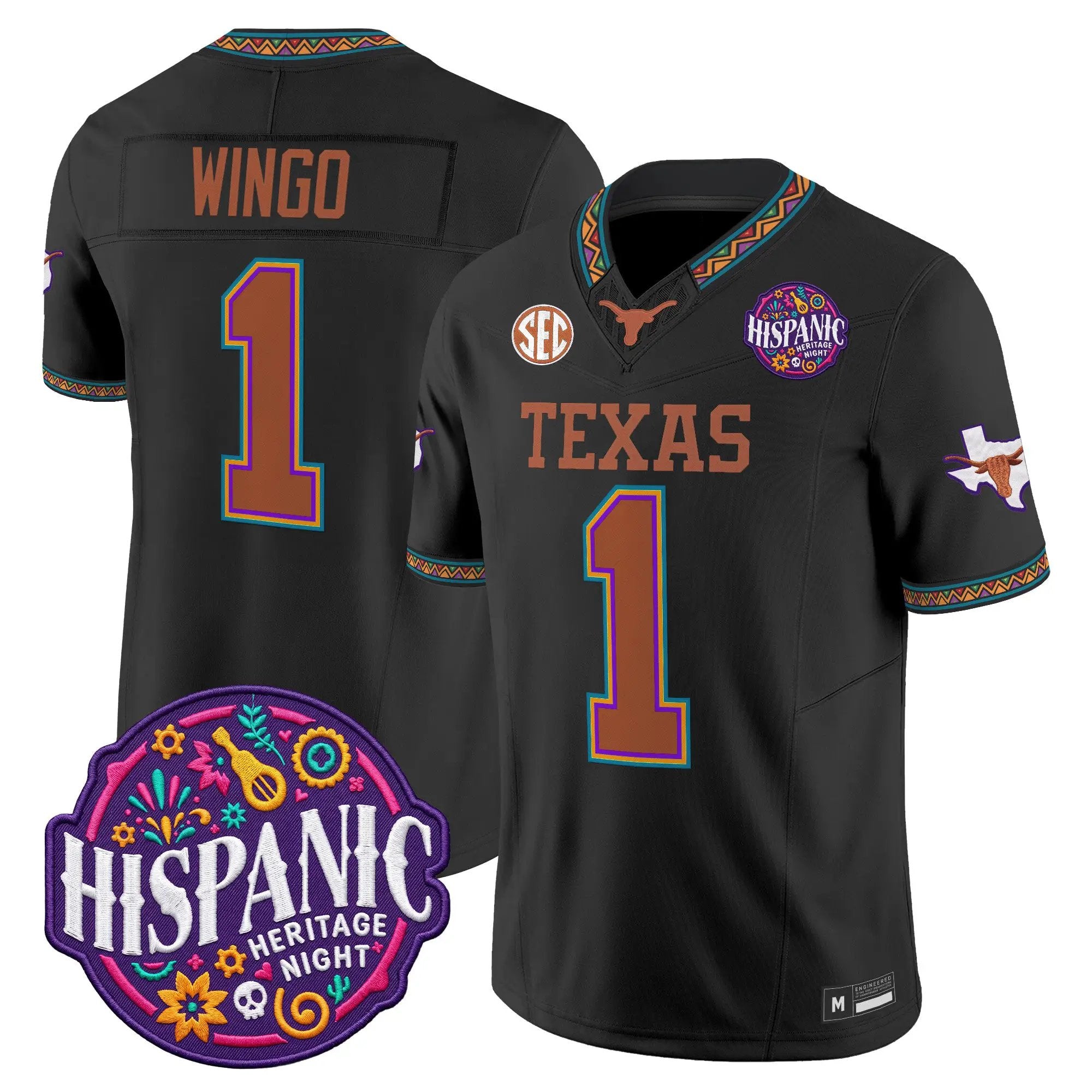 ryan-wingo-jersey-1-texas-longhorns-2026-latino-heritage-month-vapor-limited-all-stitched-03 - Top Wow Design Ryan Wingo Jersey #1 Texas Longhorns 2026 Latino Heritage Month Vapor Limited All Stitched