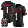 Micah Hudson Jersey #1 Texas Tech Red Raiders Día de los Muertos Vapor Limited All Stitched - Top Wow Design Micah Hudson Jersey #1 Texas Tech Red Raiders Día de los Muertos Vapor Limited All Stitched