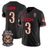 Coy Eakin Jersey #3 Texas Tech Red Raiders Día de los Muertos Vapor Limited All Stitched