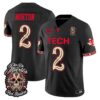 Behren Morton Jersey #2 Texas Tech Red Raiders Día de los Muertos Vapor Limited All Stitched